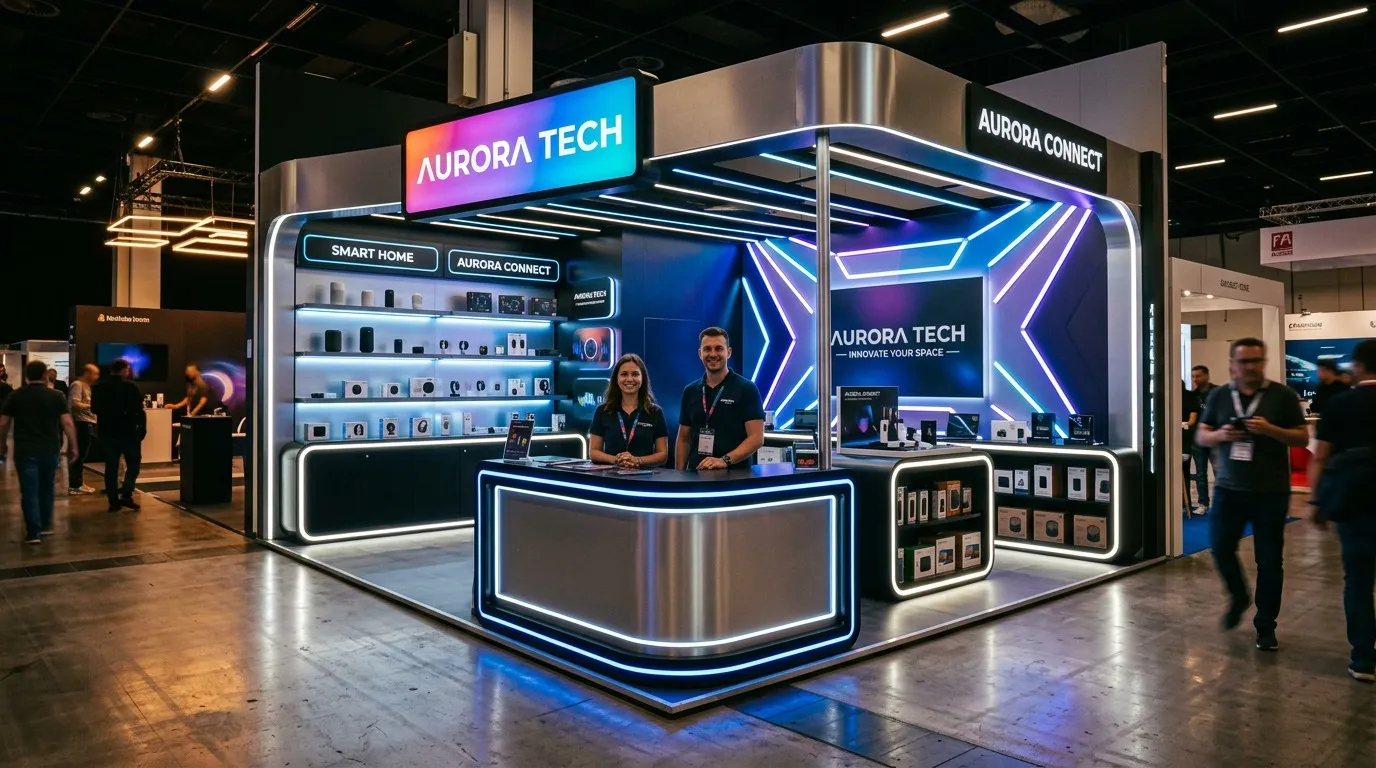 Messestand LED
