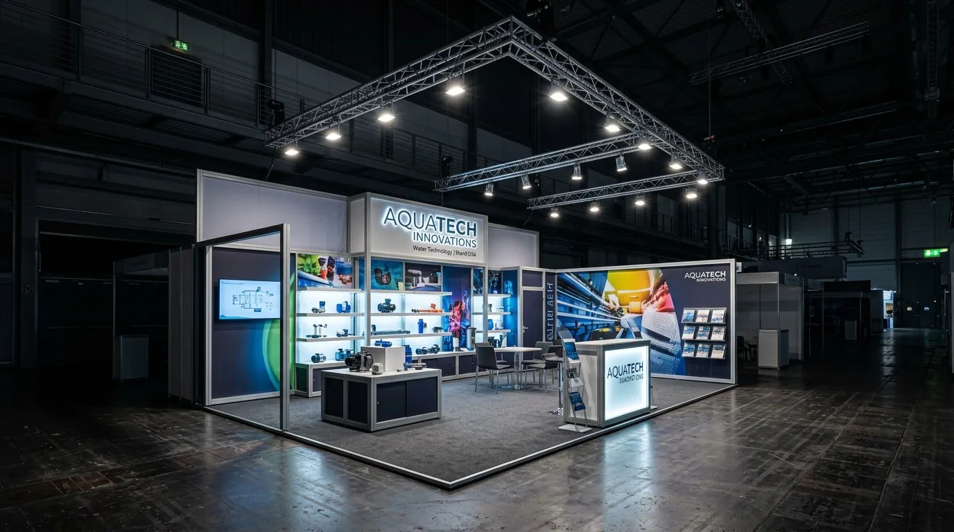 messestand beleuchtung