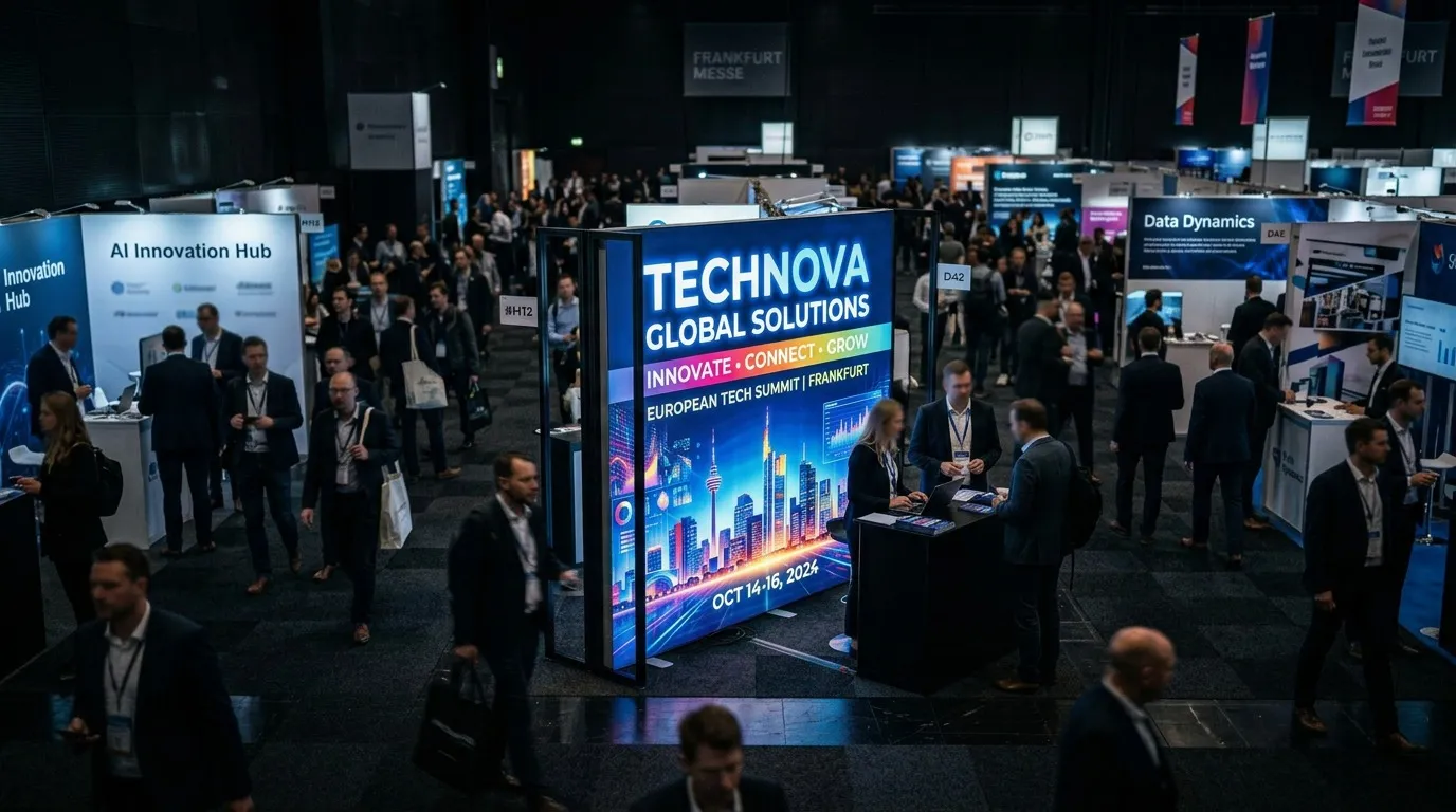 messestand leuchtwand